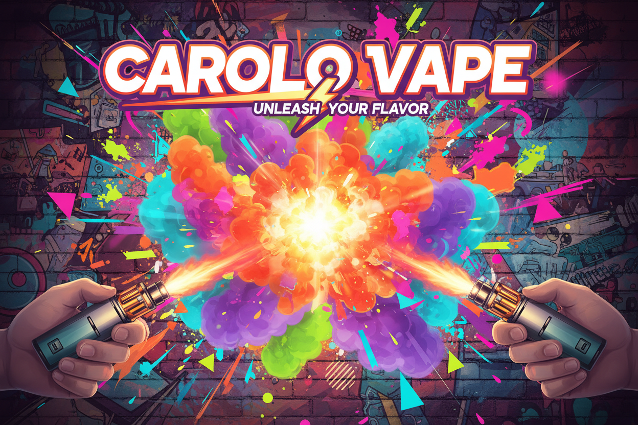 Hero banner Carolo Vape - Style street art